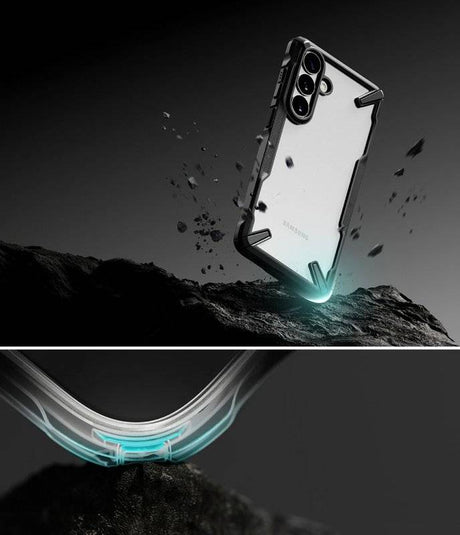 Противоударен Калъф за Samsung S26 Plus, Ringke Fusion X Case, Черен (6)