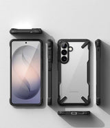 Противоударен Калъф за Samsung S26 Plus, Ringke Fusion X Case, Черен (8)