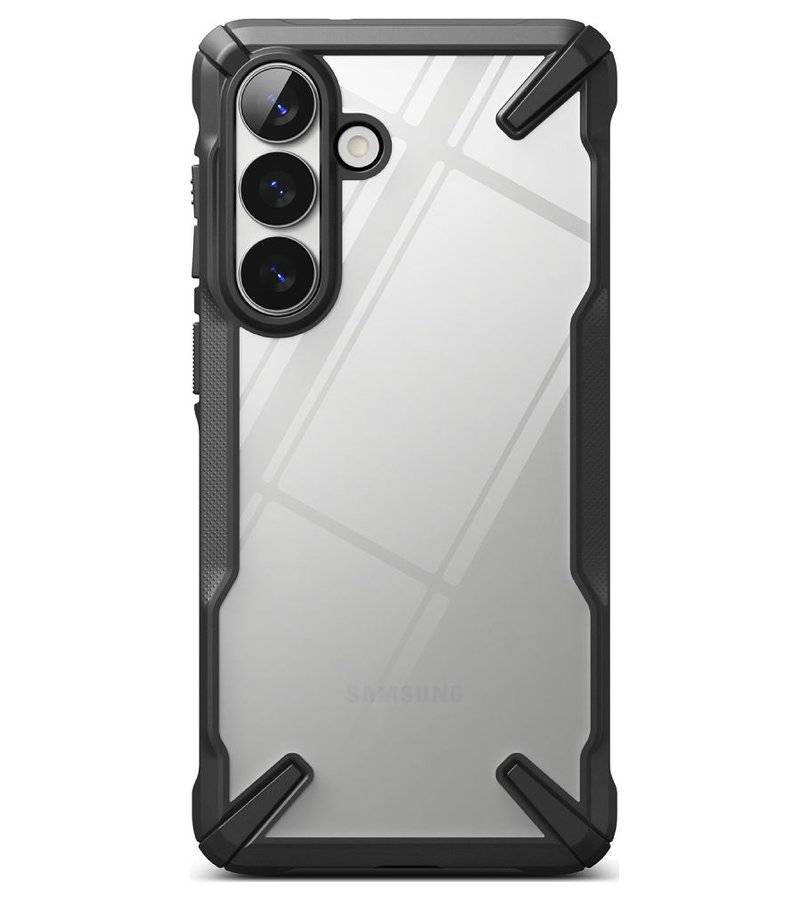Противоударен Калъф за Samsung S26, Ringke Fusion X Case, Черен (3)