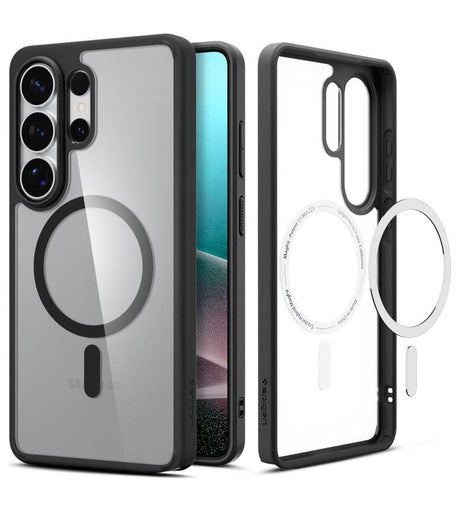 Magsafe Калъф за Samsung S26 Ultra, Spigen Ultra Hybrid Case, Черен (3)
