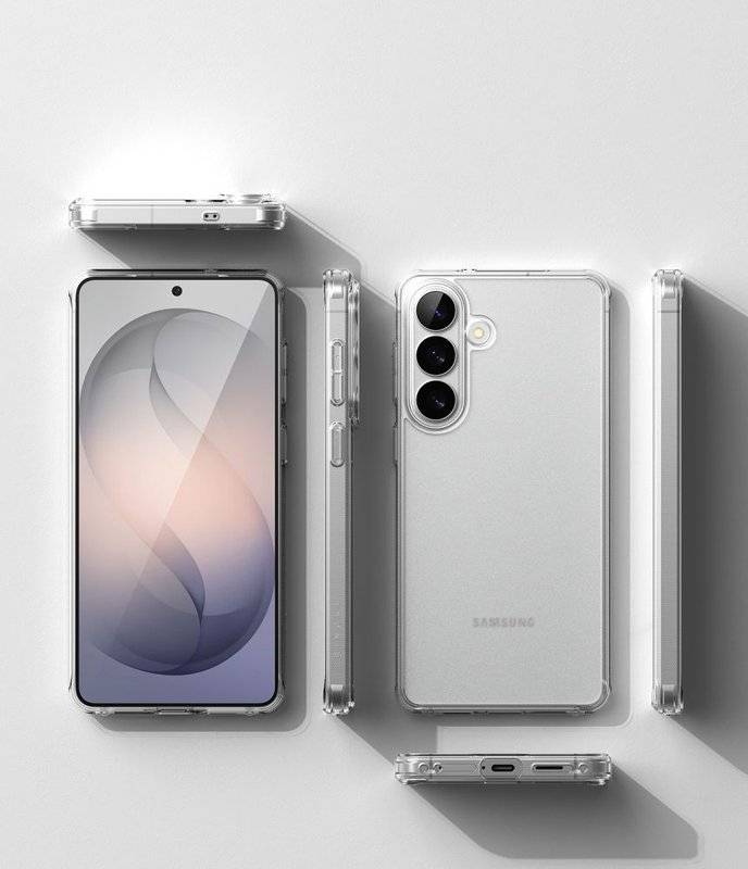 Матов Калъф за Samsung S26, Ringke Fusion Matte Case, Прозрачен (7)