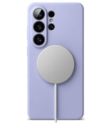 Magsafe Калъф за Samsung S26 Ultra, Ringke Silicone Magnetic Case, Лилав (4)