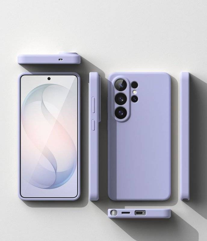 Magsafe Калъф за Samsung S26 Ultra, Ringke Silicone Magnetic Case, Лилав (8)