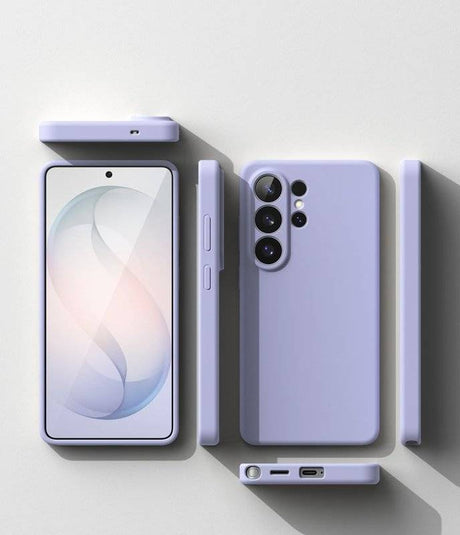 Magsafe Калъф за Samsung S26 Ultra, Ringke Silicone Magnetic Case, Лилав (8)