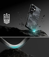 Magsafe Противоударен Калъф за Samsung S26 Ultra, Ringke Onyx Magnetic Camo Case, Черен (7)