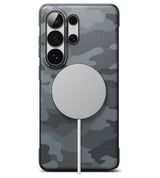 Magsafe Противоударен Калъф за Samsung S26 Ultra, Ringke Onyx Magnetic Camo Case, Черен (3)