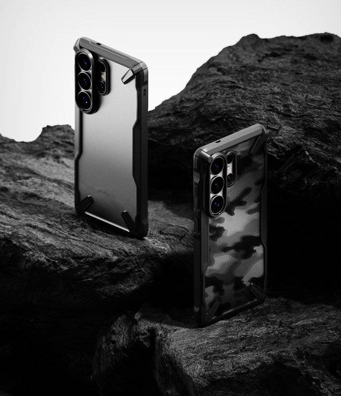 Противоударен Хибриден Калъф за Samsung S26 Ultra, Ringke Fusion X Case, Черен (4)