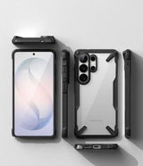 Противоударен Хибриден Калъф за Samsung S26 Ultra, Ringke Fusion X Case, Черен (8)