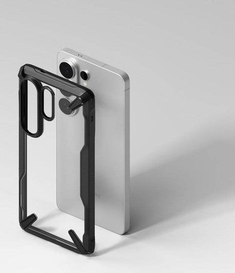 Противоударен Хибриден Калъф за Samsung S26 Ultra, Ringke Fusion X Case, Черен (7)