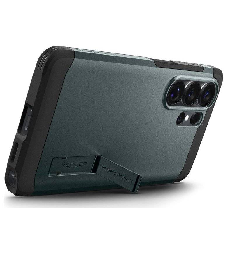 Magsafe Противоударен Калъф за Samsung S26 Ultra, Spigen Tough Armor Case, Зелен (7)