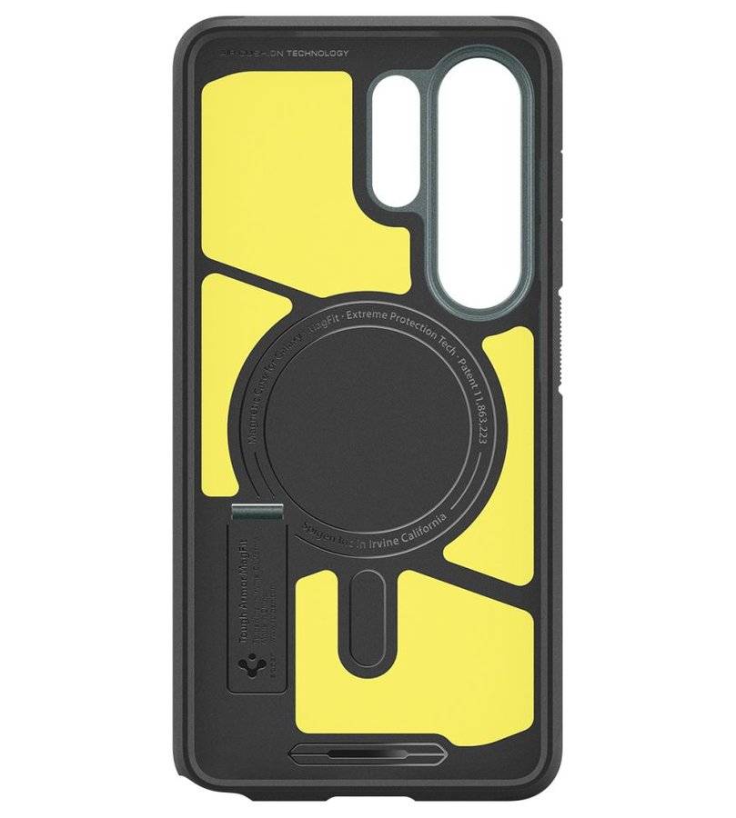 Magsafe Противоударен Калъф за Samsung S26 Ultra, Spigen Tough Armor Case, Зелен (4)