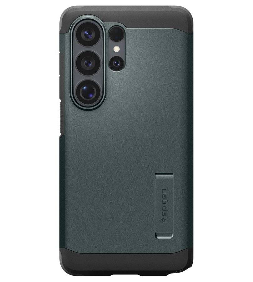 Magsafe Противоударен Калъф за Samsung S26 Ultra, Spigen Tough Armor Case, Зелен (3)