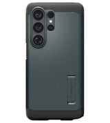 Magsafe Противоударен Калъф за Samsung S26 Ultra, Spigen Tough Armor Case, Зелен (3)