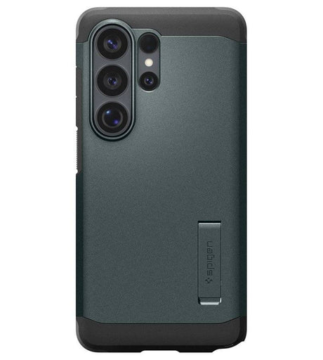 Magsafe Противоударен Калъф за Samsung S26 Ultra, Spigen Tough Armor Case, Зелен (3)