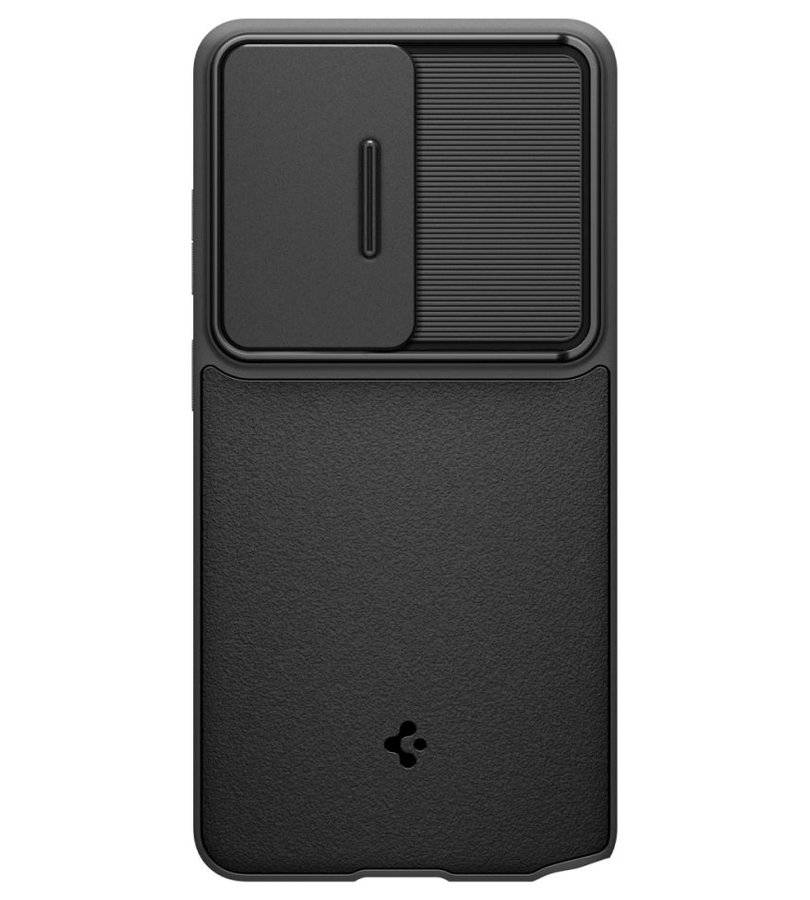 Противоударен Калъф за Samsung S26 Ultra, Spigen Optik Armor Case, Черен (2)