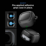 Противоударен Калъф за Слушалки Samsung Buds 4 Pro/ 4, Spigen Rugged Armor Case, Черен (9)