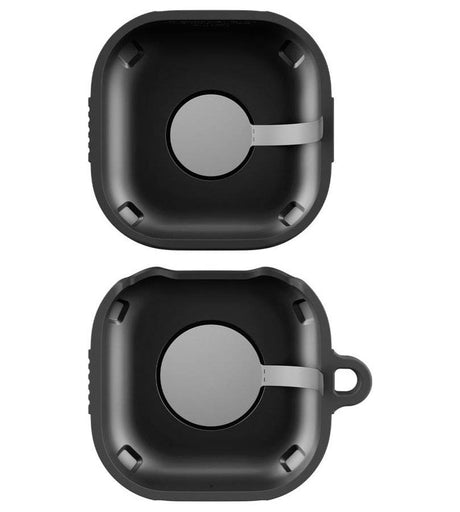 Противоударен Калъф за Слушалки Samsung Buds 4 Pro/ 4, Spigen Rugged Armor Case, Черен (5)