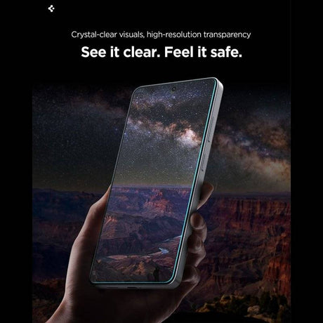 Стъклен Протектор за Samsung S26 Plus, Spigen EZ Fit Pro Glass tR, Прозрачен (11)