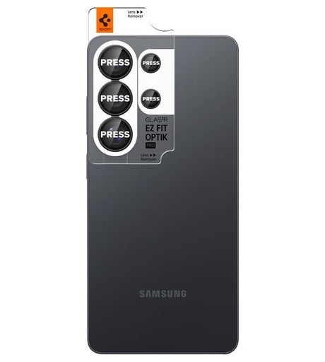 Протектор за Камерата на Samsung S26 Ultra, Spigen EZ Fit Optik Pro Glass tR 2бр., Черен (7)