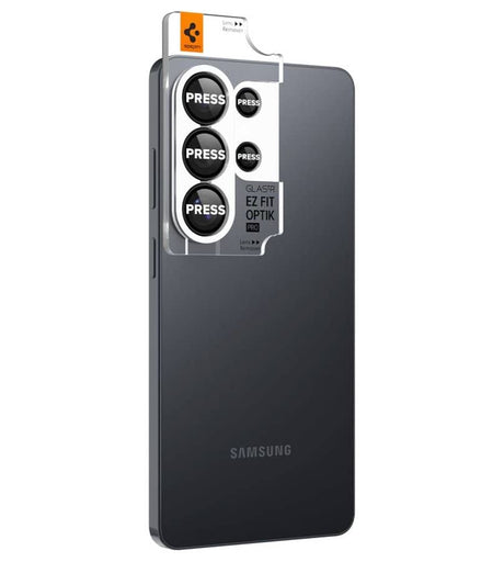Протектор за Камерата на Samsung S26 Ultra, Spigen EZ Fit Optik Pro Glass tR 2бр., Черен (2)