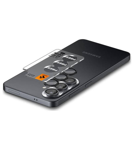 Протектор за Камерата на Samsung S26 Plus, Spigen EZ Fit Optik Pro Glass tR 2бр., Черен (3)