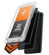 Затъмняващ Протектор за Samsung S26 Plus, Spigen Privacy Glass tR EZ Fit 2бр., Черен