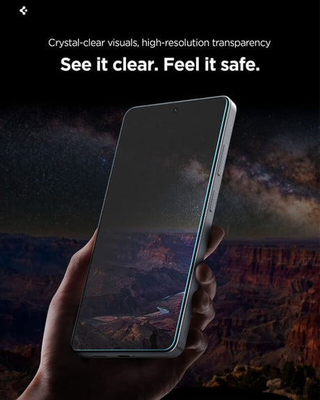 Затъмняващ Протектор за Samsung S26, Spigen Privacy Glass tR EZ Fit 2бр., Черен (13)