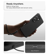 Противоударен Калъф за Samsung S26 Ultra, Spigen Liquid Air Matte Black Case, Черен (7)