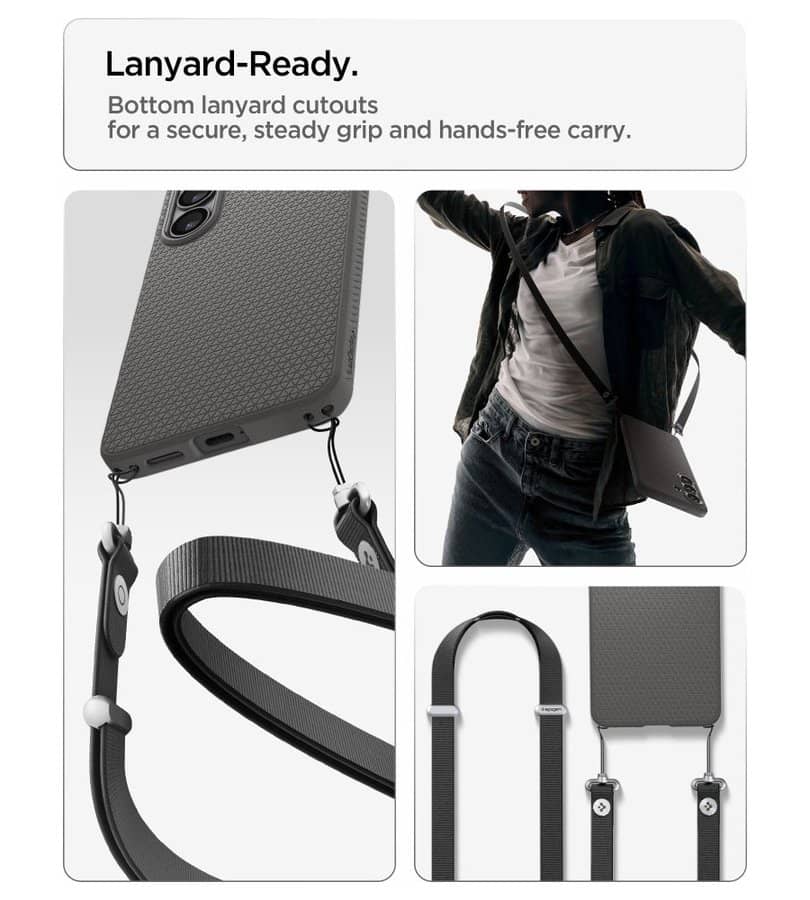 Magsafe Калъф за Samsung S26 Plus, Spigen Liquid Air Mag Fit Marble Gray Case, Сив (9)