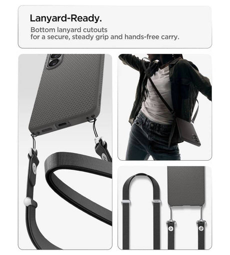 Magsafe Калъф за Samsung S26 Plus, Spigen Liquid Air Mag Fit Marble Gray Case, Сив (9)