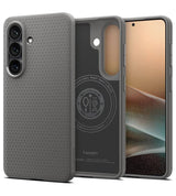 Magsafe Калъф за Samsung S26 Plus, Spigen Liquid Air Mag Fit Marble Gray Case, Сив
