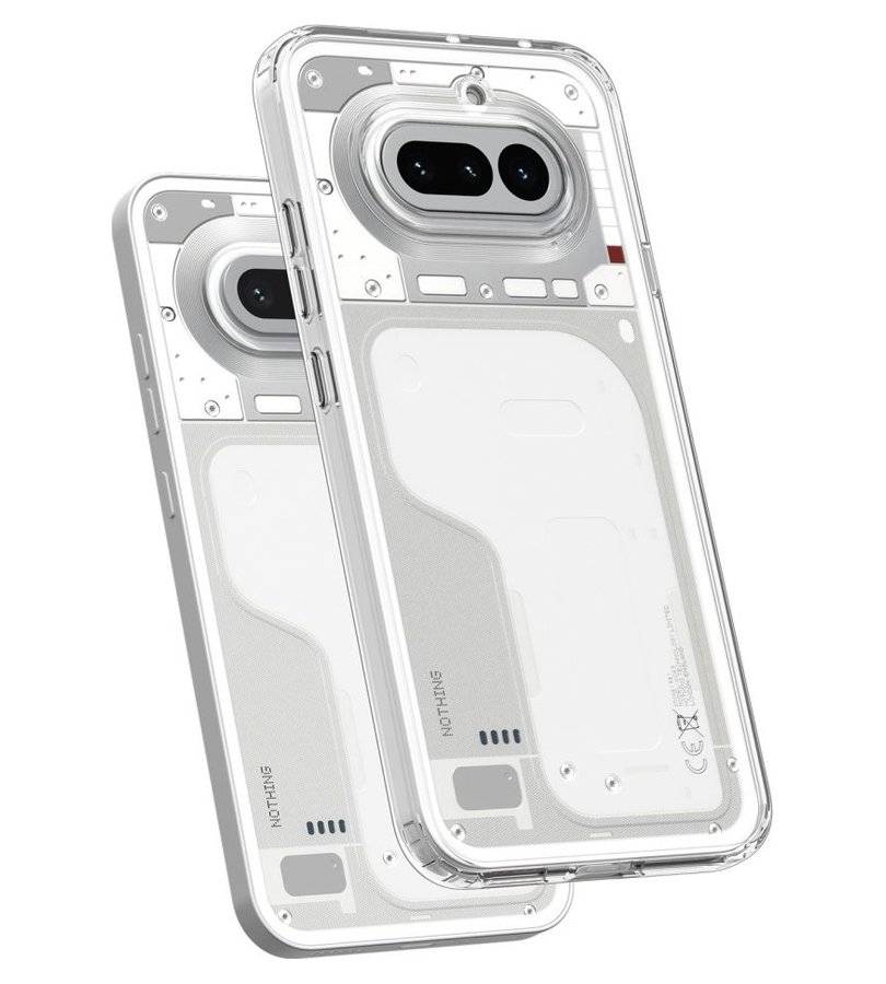 Противоударен Калъф за Nothing phone 4A, Spigen Ultra Hybrid Case, Прозрачен (4)