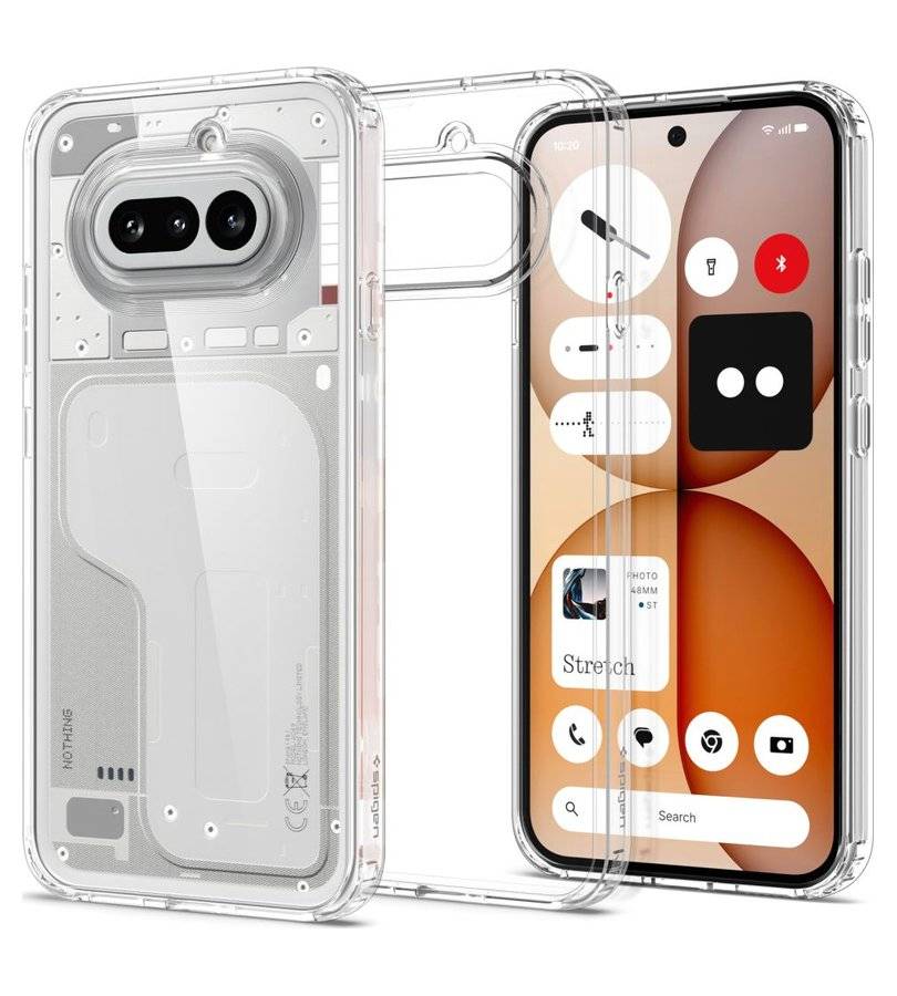 Противоударен Калъф за Nothing phone 4A, Spigen Ultra Hybrid Case, Прозрачен