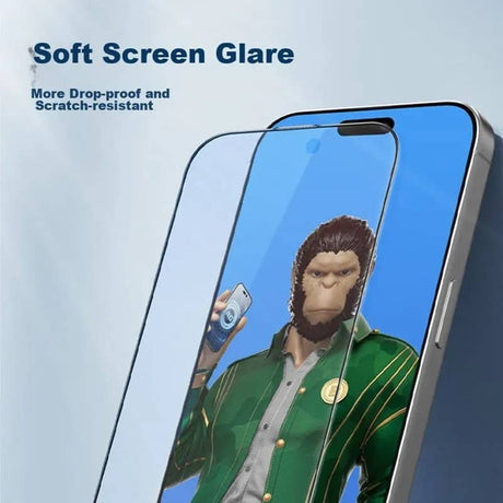 Матов Стъклен Протектор за iPhone Air, Blueo Matte 5D Glass, Прозрачен (5)