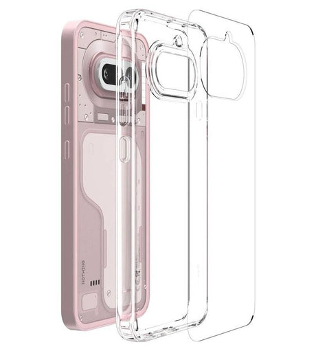 Противоударен Калъф за Nothing phone 4A, Spigen Ultra Hybrid Case, Прозрачен (3)