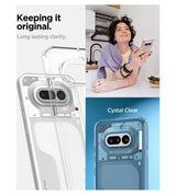 Противоударен Калъф за Nothing phone 4A, Spigen Ultra Hybrid Case, Прозрачен (5)