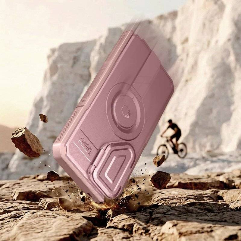 Противоударен Калъф 360 за Samsung S26 Ultra, Tech-Protect Kevlar Cam+ 2-Set Case, Розов (7)