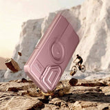 Противоударен Калъф 360 за Samsung S26 Ultra, Tech-Protect Kevlar Cam+ 2-Set Case, Розов (7)