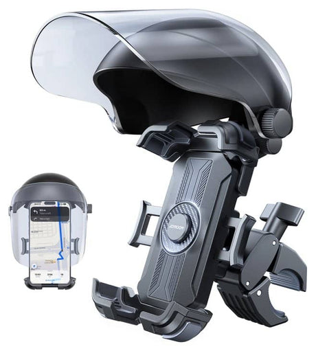 Стойка за Мотор, Joyroom Sunshade Moto/Bike Holder 7"JR-ZS526, Черен (5)