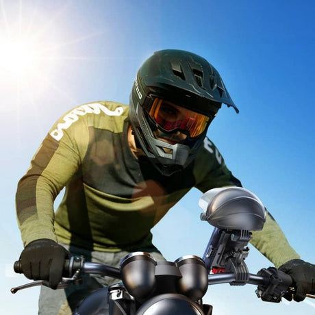 Стойка за Мотор, Joyroom Sunshade Moto/Bike Holder 7"JR-ZS526, Черен (7)