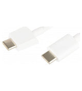 Оригинален USB-C към USB-C Кабел Google 3A-30W 3m, Бял (Bulk) (2)