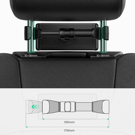 Стойка за Таблет за Кола, Ugreen Car Headrest Mount, Черен (5)