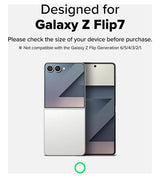 Протектор за Сгъвката на Samsung Z Flip 7, Ringke Hinge Dual Easy Pro Film Glass 2бр., Прозрачен (3)