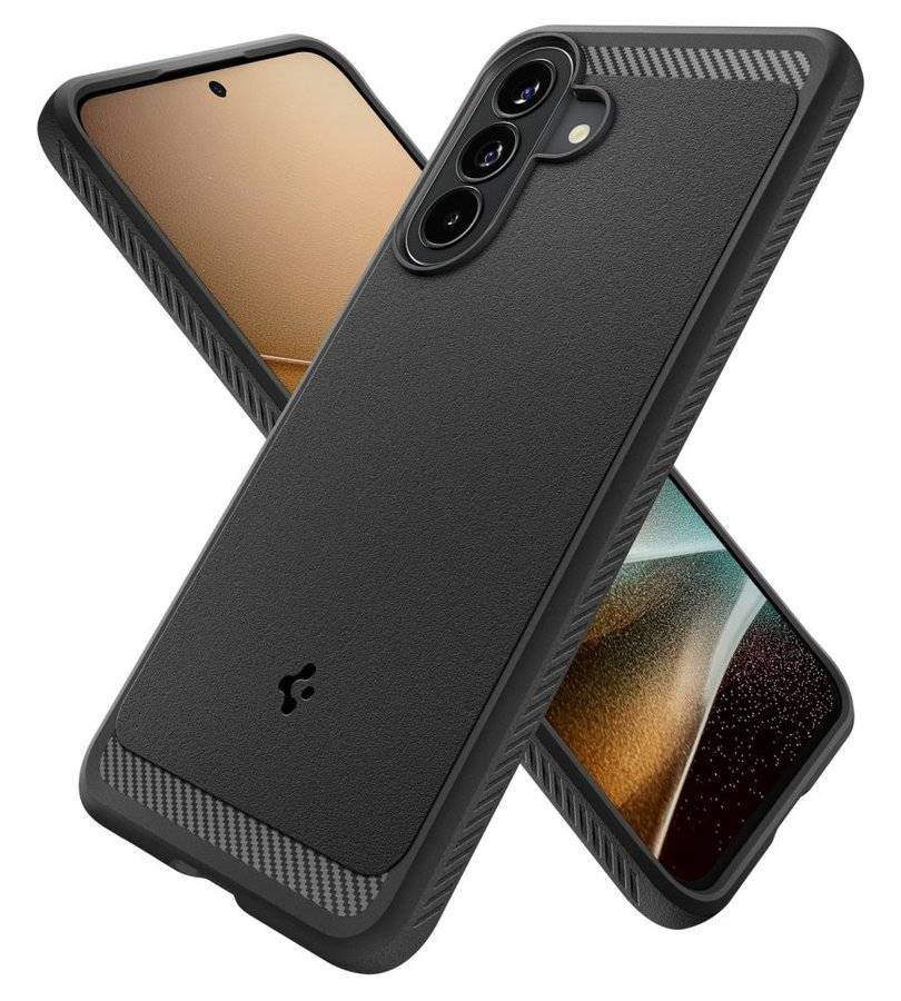 Противоударен Калъф за Samsung A37, Spigen Rugged Armor Case, Черен (10)