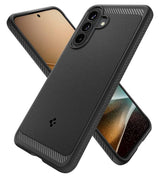 Противоударен Калъф за Samsung A37, Spigen Rugged Armor Case, Черен (10)