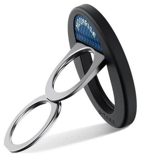 Magsafe Поставка-Пръстен, Pitaka MagEZ Ring Grip 3 Moonrise, Син (8)
