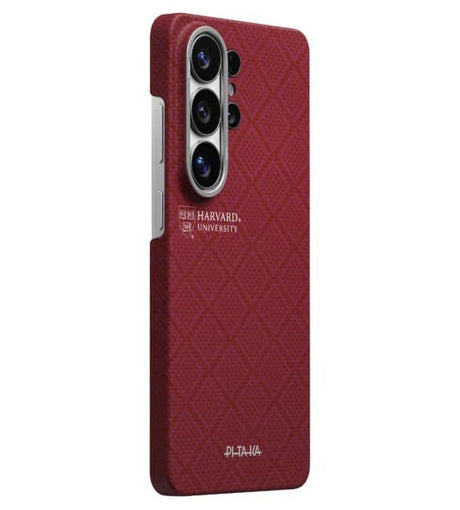 Magsafe Калъф за Samsung S26 Ultra, Pitaka Edge Harvard Case Crimson, Червен