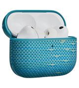 Magsafe Калъф за Apple AirPods Pro 3, Pitaka Aramid Fiber Magnetic Case Lucid Blue, Син (2)