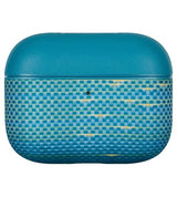 Magsafe Калъф за Apple AirPods Pro 3, Pitaka Aramid Fiber Magnetic Case Lucid Blue, Син