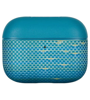 Magsafe Калъф за Apple AirPods Pro 3, Pitaka Aramid Fiber Magnetic Case Lucid Blue, Син